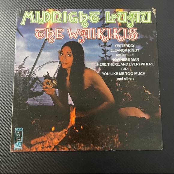 Kapp Records - The Waikiki's - Midnight Luau - KS-3575 Vinyl Record - Picture 1 of 4